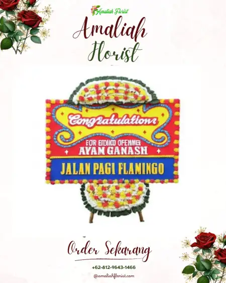 Sewa Papan Bunga Purwaraharja